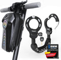 Mezelon Scooter Lock 8mm Chain - Heavy Duty Anti-Theft Security Lock with 3 Keys - Includes Waterproof Front Bag - For Electric Scooter, E-Bike, Motorcycle, Bicycle
