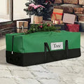 Bolsa de Almacenamiento para Árbol de Navidad 10-12 Pies – Oxford 600D Verde con Bolsillo Transparente