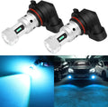 Bombillas LED antiniebla PHINLION 9006 azul hielo, súper brillantes (3800 lúmenes), bombillas LED antiniebla HB4 9006 de repuesto para faros antiniebla de coche, camión o luces DRL, tamaño halógeno 1:1, paquete de 2