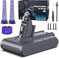 Batería de Repuesto 8000mAh para Dyson V6 | DC58 DC59 DC62 | Kit con Filtros