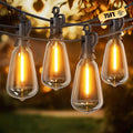 Guirnalda de luces exteriores Brightown, 22+2 LED ST38, 22+2, resistente a roturas, regulable, impermeable IP65, conectable, para exteriores, ideal para patio, porche, terraza o balcón.