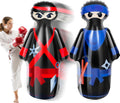 Shappy Saco de boxeo inflable Ninja de 47 pulgadas, 2 unidades