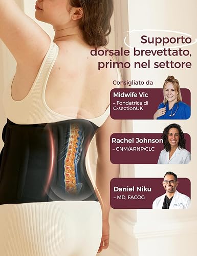 Faja Postparto Ergowrap Momcozy – Soporte 3D para Cesárea y Parto Vaginal
