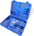 Kit Extractor de Balanceador Armónico Thorstone 46 Piezas — Volante, Cigüeñal y Polea, Color Azul