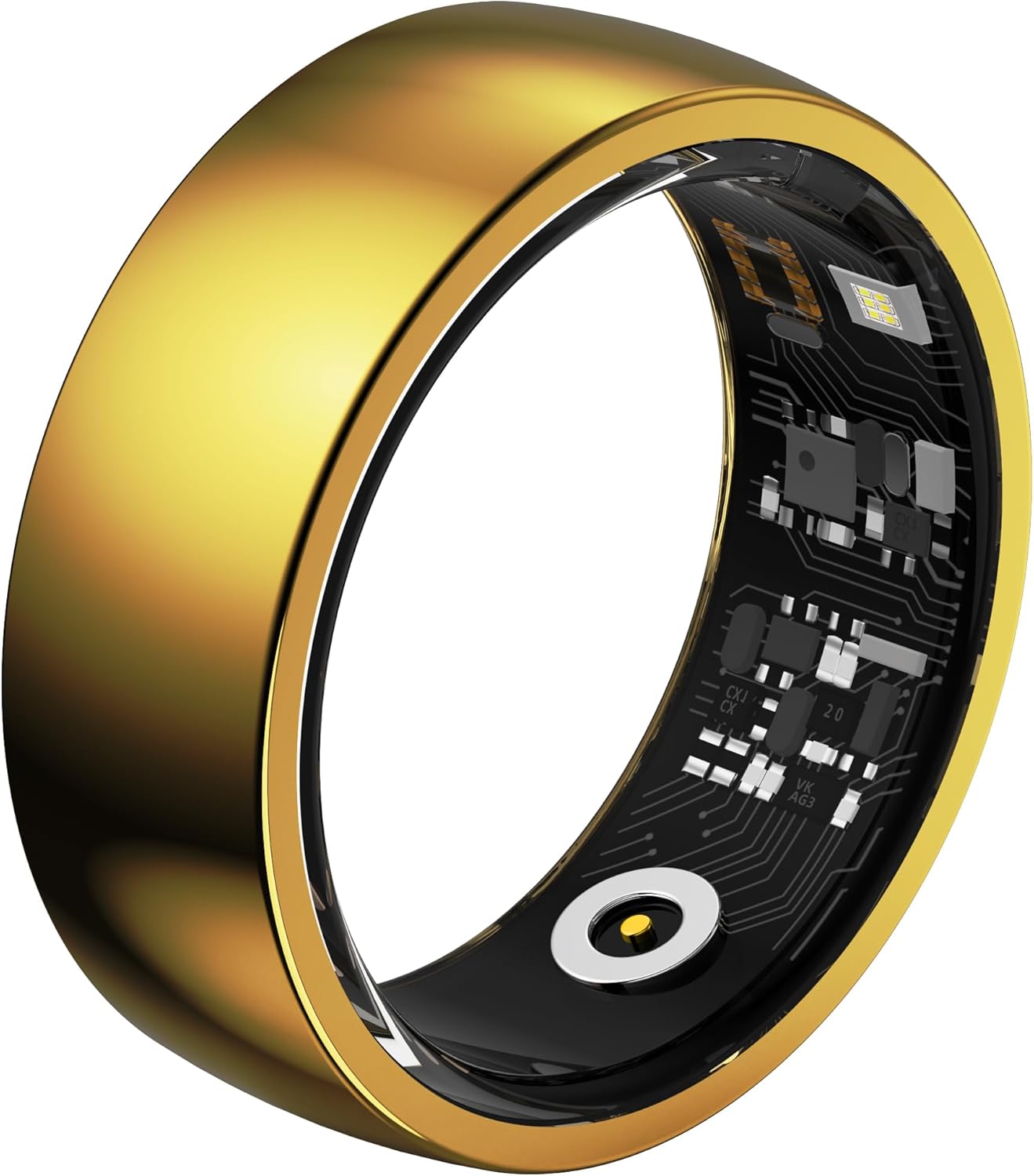 Anillo Inteligente para Mujeres y Hombres, Anillo Rastreador de Salud con Frecuencia Cardíaca, Oxígeno en Sangre, Presión Arterial, Anillo de Fitness Resistente al Agua