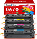Set 4 Cartuchos Tóner Canon 067 067H Alto Rendimiento, Compatible Impresoras imageCLASS MF654Cdw MF652Cdw MF653Cdw MF656Cdw LBP633Cdw LBP632Cdw