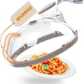 Tapa antisalpicaduras para microondas, tapa mejorada para microondas con vaporizador de agua, asa integrada, tapas para platos, protector antisalpicaduras, tapa para utensilios de cocina, artículos esenciales para el hogar, ideal para regalar, 25 cm (10