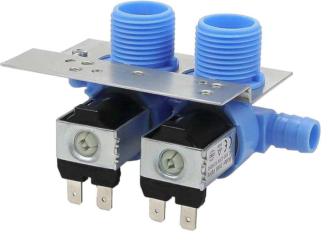 USADO-Válvula de entrada de agua 285805 – Compatible con Whirlpool Kenmore May.tag y GE Wtw8500dc wtw4955h wtw5100vq2 417.97912702,110.92588210, 41797822700