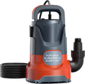 Bomba Sumergible PANRANO 1 HP, 14000 L/h, Bomba de Agua Portátil para Transferencia Eléctrica con 8 Accesorios para Drenar Piscinas, Jacuzzi, Estanques y Sótanos