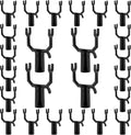24 piezas de soportes metálicos para ramas de árboles, muletas para árboles, kit de enderezamiento e inclinación, soportes para ramas, esparcidores de frutas, estacas de jardín, anclaje para palos de escoba, tubo redondo de 0,75" para jardín y patio.