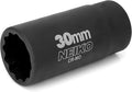 Socket de Impacto Profundo 30mm | 1/2" | Acero Cr-Mo | 12 Puntos | NEIKO 02522A