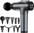 APHERMA Massage Gun, Muscle Massage Gun for Athletes Handheld Electric Deep Tissue Back Massager, Percussion Massage Device for Pain Relief with 30 Speed Levels 9 Heads