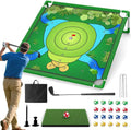 Juego de golf con chip, juego portátil de práctica de tiro con diana adhesiva, divertido juego familiar para interiores y exteriores, ideal para patio, playa, fiestas y oficina (juego de golf con chip) 