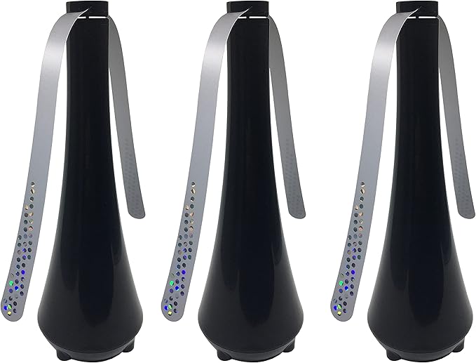 PATIOSIR Ventilador Espanta Moscas para Mesa a Baterías – Ideal para Comidas al Aire Libre, Picnic, BBQ y Eventos