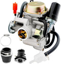 Carburador Alto Rendimiento GY6 150CC / TaoTao 125CC PD24J 24mm — Kit con Solenoide, Motor 4 Tiempos