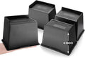 Elevadores de cama de 6 pulgadas, resistentes, de gran tamaño, rectangulares, soporta hasta 6000 libras, elevadores de cama para marco de patas de cama, sofá, mesa, silla, negro
