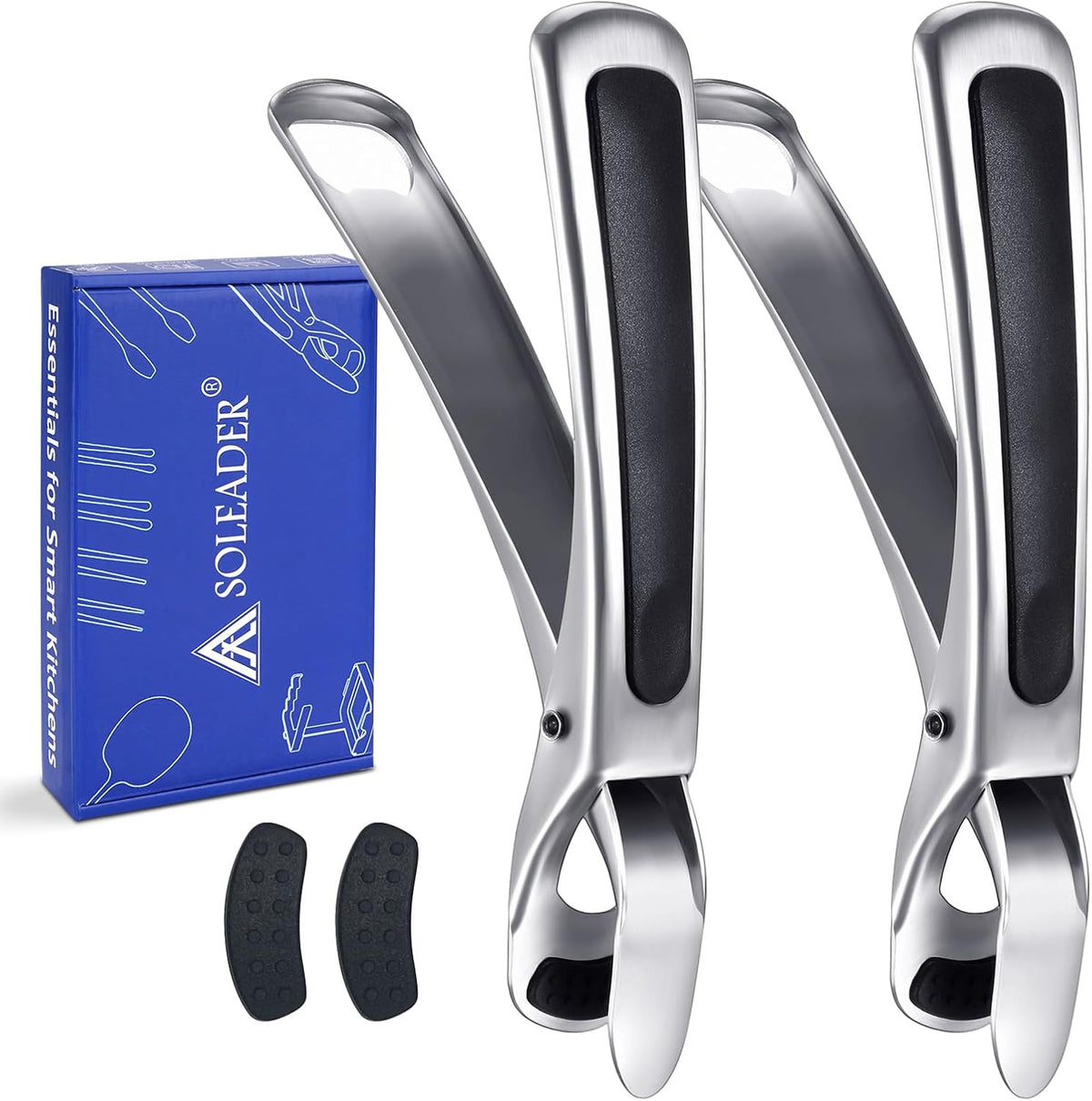 Pinza para Platos SOLEADER x2 | Compatible con Instant Pot, Freidora de Aire, Microondas y Vaporera