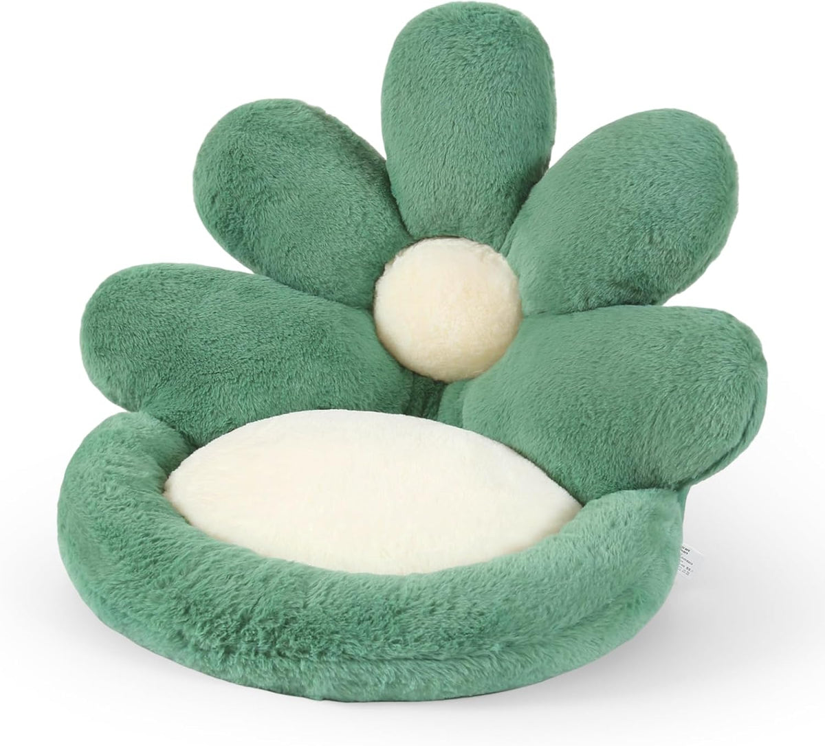 Cojín para Silla Ditucu Forma de Flor Kawaii 19" Verde – Decoración Habitación y Gaming