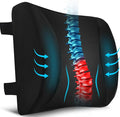 Niceeday Almohada de Apoyo Lumbar para Silla de Oficina y Coche, Cojín de Espuma Viscoelástica