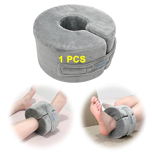 Almohada de elevación de pie Protector de tobillo Soporte de talón de pie elevado Almohada elevadora Pies de espuma Cuña Reposapiernas Almohada poscirugía Almohada Cama Cojín de presión Dolor Elevando