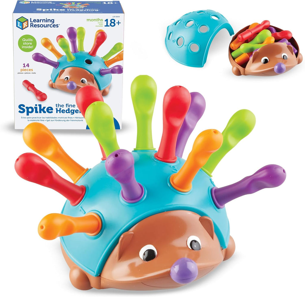 Juguete Sensorial Spike El Erizo Learning Resources — Motricidad Fina Montessori, Desde 18 Meses
