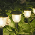 Pack de 10 Luces Solares para Jardín y Exterior – IP65, Encendido Automático, Blanco Cálido, Caminos y Patios