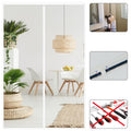CHIYUNS Mosquitera blanca de alta resistencia para puerta, 34 x 82 pulgadas, mosquitera de fibra de vidrio con cierre automático e imán para puertas, cortina antimosquitos para entradas, mantiene alejados a los insectos, apta para mascotas.