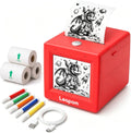 Máquina de Pegatinas con IA y Control por Voz – Mini Impresora Térmica 6 Modos para Niños