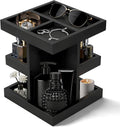 Organizador de Colonias de Madera de 3 Niveles para Hombres | Gran Capacidad, Giratorio, para Perfumes, Decoracion de Habitacion y Bano