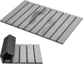 AWW Tapete de baño plegable de piedra, de secado rápido, tierra de diatomeas con tapete antideslizante, súper absorbente, fácil de limpiar, compacto para baños pequeños, 23.6 x 15.5 pulgadas, gris