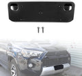 Voodonala para 4runner Soporte de matrícula delantera para Toyota 4runner 2010-2026+, marco de matrícula, accesorios exteriores ABS negro