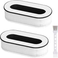 Filtro de repuesto RP-AP068, compatible con los filtros RENPHO RP-AP068, RP-AP068W, RP-AP068B y RP-AP068-F2, filtros True Filters 3 en 1 de alta eficiencia (paquete de 2).
