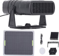 Calentador solar para gallinero, calentador para gallinero en invierno, calentadores solares de 20 W con protección contra sobrecalentamiento, para secar y calentar la caseta de tu mascota (pizarra de 20 W, calentador, caja de batería) 