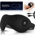 Mascarilla Termica para Ojos Mutilplx | Inalambrica y Calefactable para Ojos Secos | Compresa Tibia Lavable | Alivio, Tratamiento de Orzuelos y Mejor Sueno | Negro