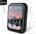 Reproductor MP3 de 128 GB con Bluetooth 5.3, reproductor de música digital portátil sin pérdidas con altavoz integrado, pantalla táctil completa de 2.0 pulgadas, sonido HiFi, radio FM, grabadora de voz, auriculares incluidos.