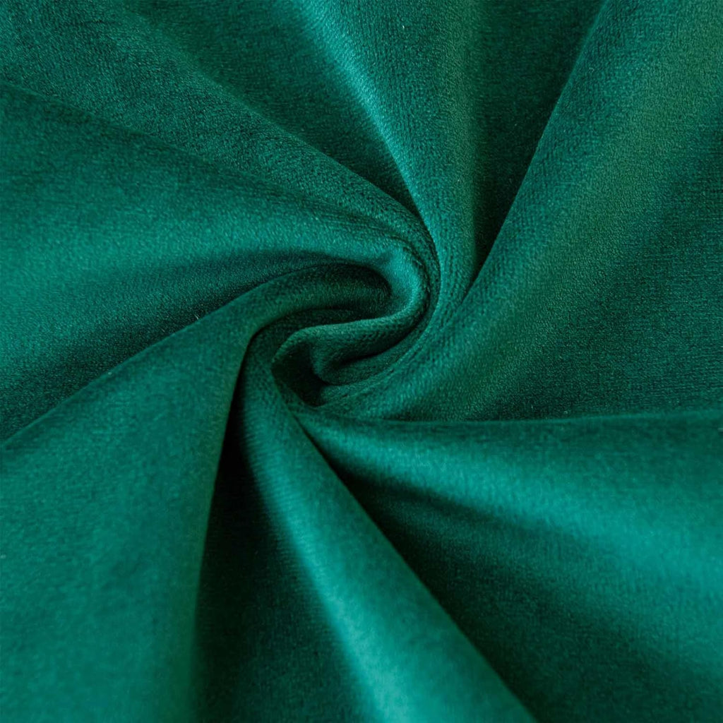 JUSPURBET Juego de 2 fundas de almohada decorativas de color verde oscuro de 22 x 22 pulgadas, fundas de almohada para sofá, cama, fundas de cojín de terciopelo con cremallera oculta para sala