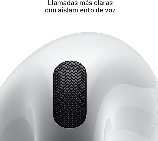 Apple AirPods 4 auriculares inalámbricos, auriculares Bluetooth, audio espacial personalizado, resistente al sudor y al agua, estuche de carga USB-C, chip H2, hasta 30 horas de duración de batería