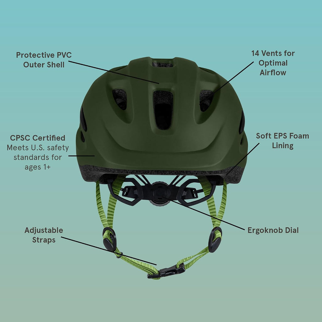 Casco de bicicleta para niños pequeños Retrospec Scout - Casco de bicicleta para niños con protección multideporte, seguridad premium y ventilación