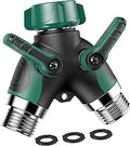 Divisor de Manguera de Jardín 2 Vías | Conector en Y con Llave de Cierre Individual