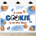 Fondo para baby shower con temática de galletas - Decoraciones para baby shower con temática de galletas, fondo para baby shower con temática de galletas, fotomatón para fiesta de bienvenida al bebé, 7 * 5 pies