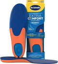Plantillas de Soporte Extra Comodidad Dr. Scholl's para Hombres, Tallas 8-14, 1 Par, Insertos de Zapato con Gel de Masaje para Hombres Grandes 90+ kg, Pies Anchos, Soporte de Arco, Personalizables