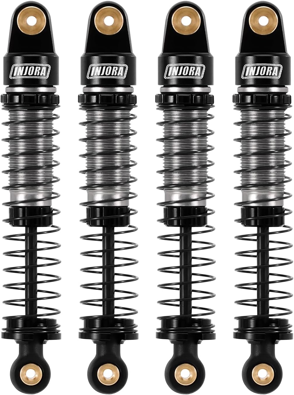 Amortiguador de aceite INJORA de 52 mm de gran diámetro para actualización de coche RC Crawler Axial AX24 1/24