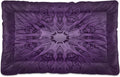 Cama para Perro y Gato KEEPREAL Mandala Púrpura | Cama Rectangular Ultra Suave y Calmante para Mascotas Pequeñas y Medianas | 24x18 pulgadas