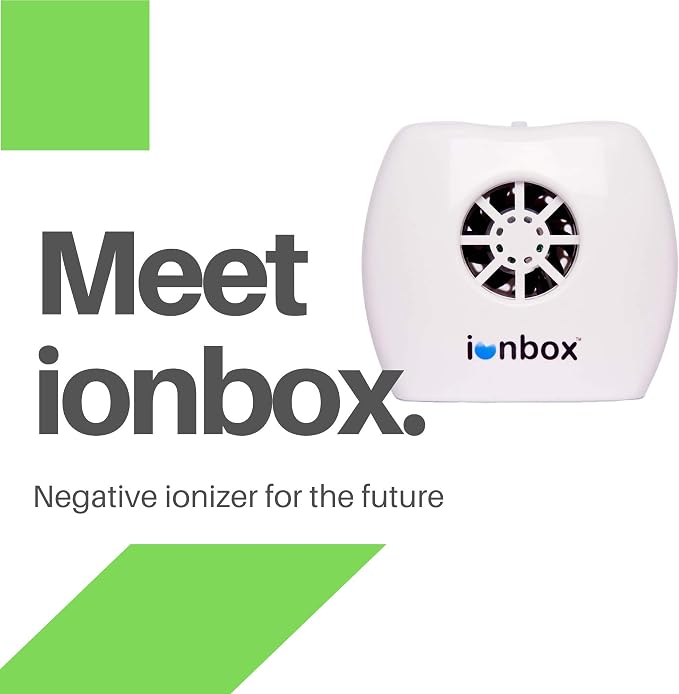 Ionizador de Aire Portátil IonPacific ionbox – Generador de Iones Negativos de Alta Potencia | Elimina Olores, Humo y Polvo