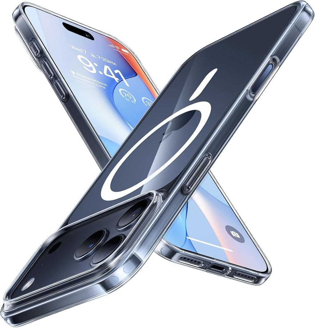 Funda TORRAS Magnetica Ultradelgada para iPhone 17 Pro Max | Compatible con MagSafe | PC Duro Bayer Mate Antirrayas 6.9 pulgadas OriginFit | Transparente