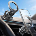 Soporte magnético para coche LISEN para MagSafe, accesorios para coche para hombres y mujeres [2025 Ultra] Soporte magnético para teléfono para coche, soporte para teléfono de 360° para salpicadero, para organización del coche, negro