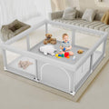 corral de juego infantil rectangular de estructura tubular