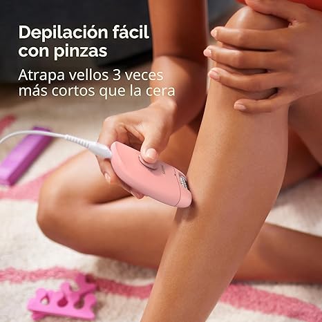 Depiladora Eléctrica Philips Series 2000 – Con Cable, para Piernas y Cuerpo, Modelo BRE227/00