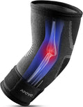 APOYO Codera de Compresion para Tendinitis y Codo de Tenista | Manga para Artritis, Ejercicio, Reduce Dolor Articular (Mediana)