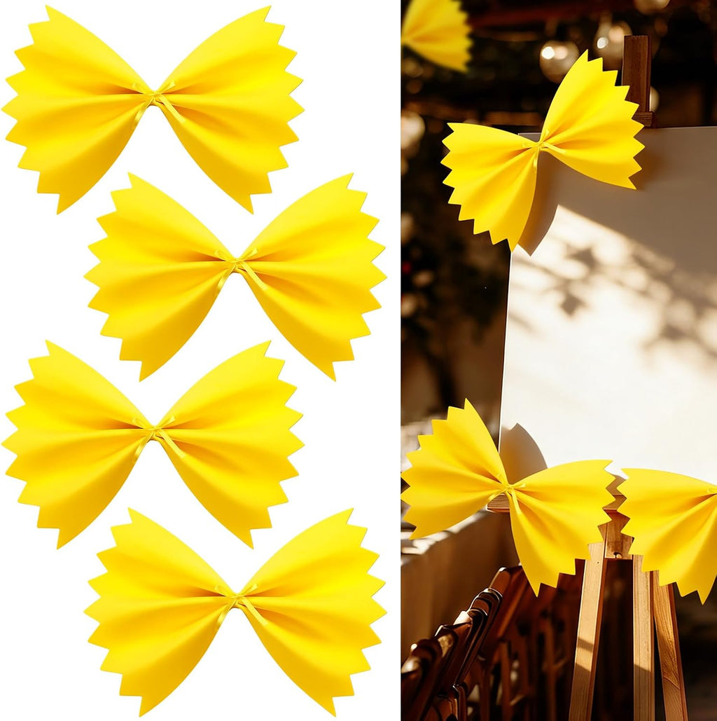 Kit de Decoraciones para Fiesta Italiana SATINIOR – 12 Piezas de Pasta Farfalle